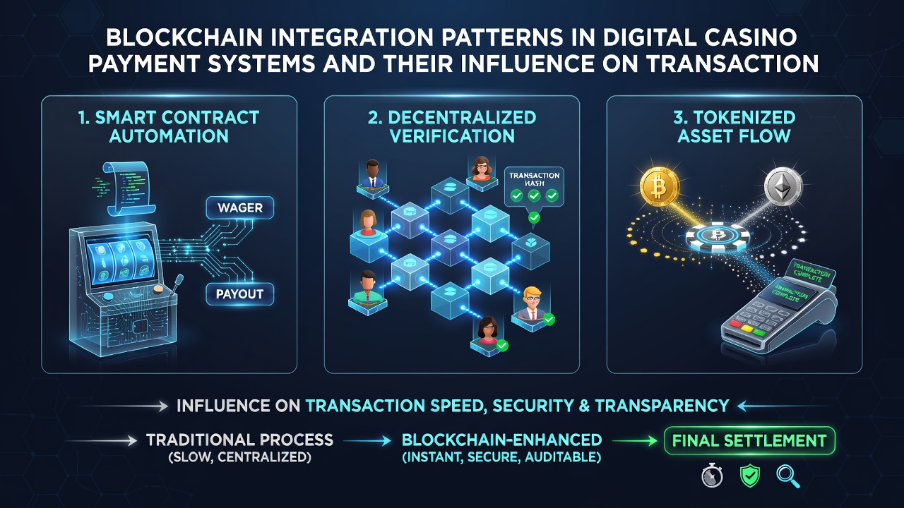 Transaction speed comparison charts across casino markets