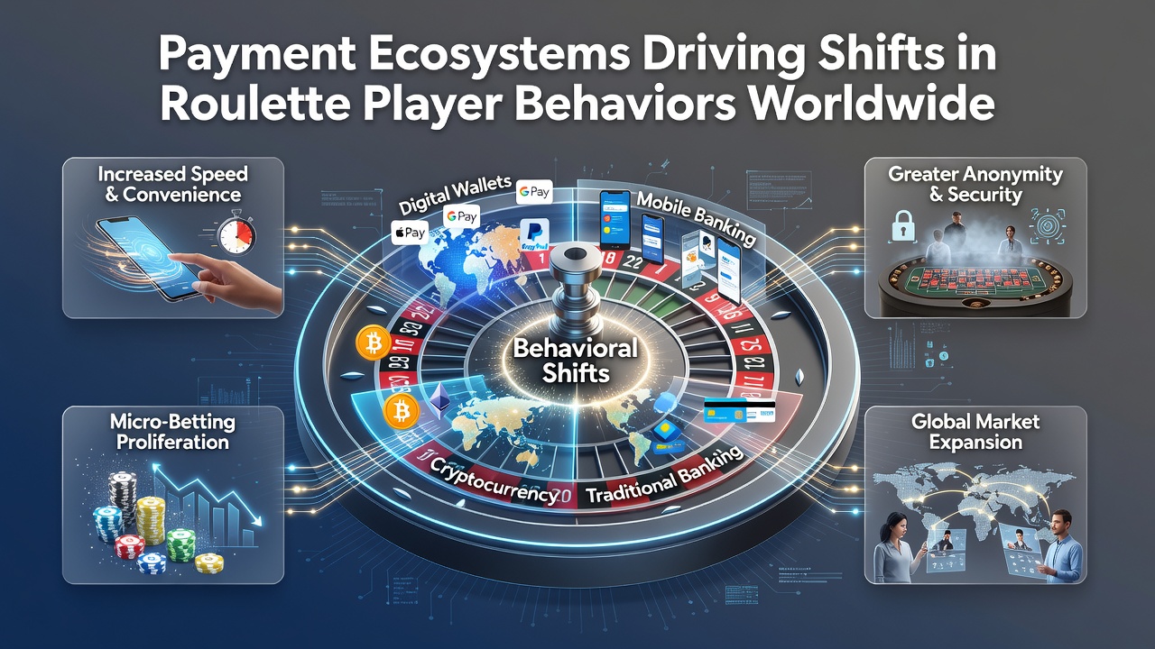 Digital payment interfaces displayed on mobile screens showing roulette tables and transaction options