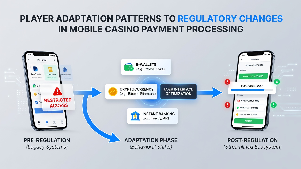 Mobile casino users reviewing updated payment options on their devices after regulatory announcements